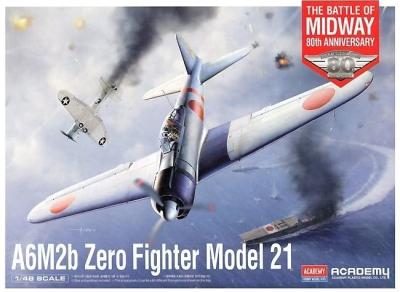 Academy A6M2b Zero Fighter Model 21 The Battle of Midway