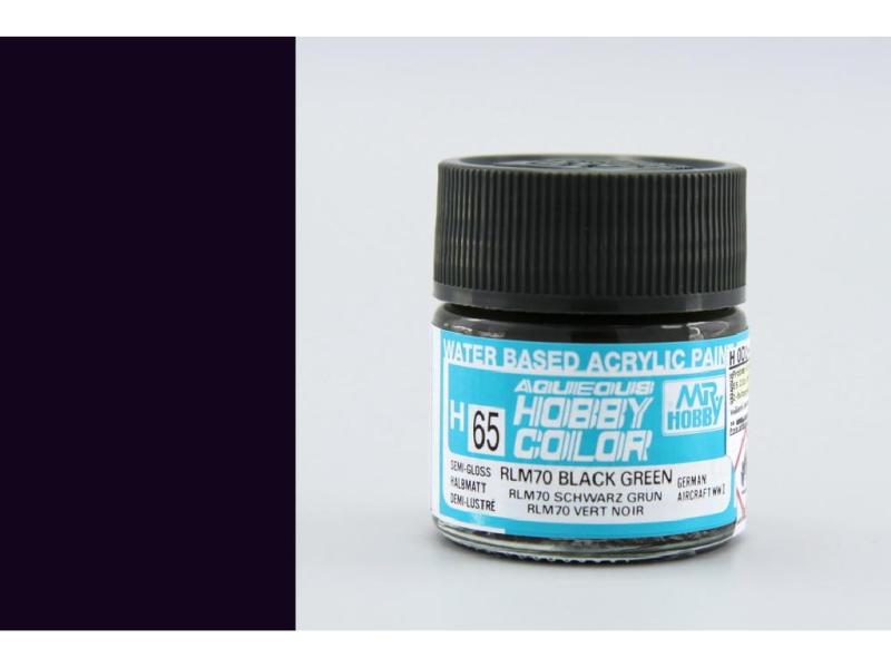 GUNZE H065 Aqueous Hobby Color RLM70 10ml