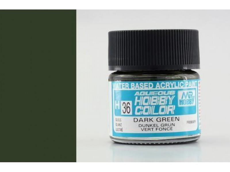 GUNZE H036 Aqueous Hobby Color - Dark Green 10ml