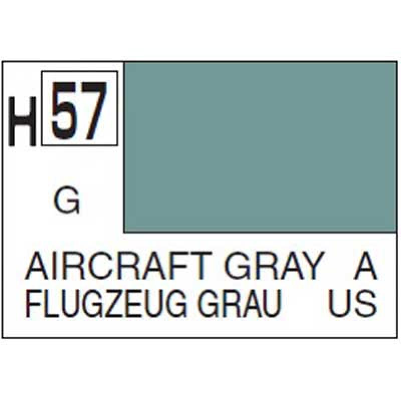 GUNZE H057 Aqueous Hobby Color- Aircraft Gray/Grigio Aviazione 10ml