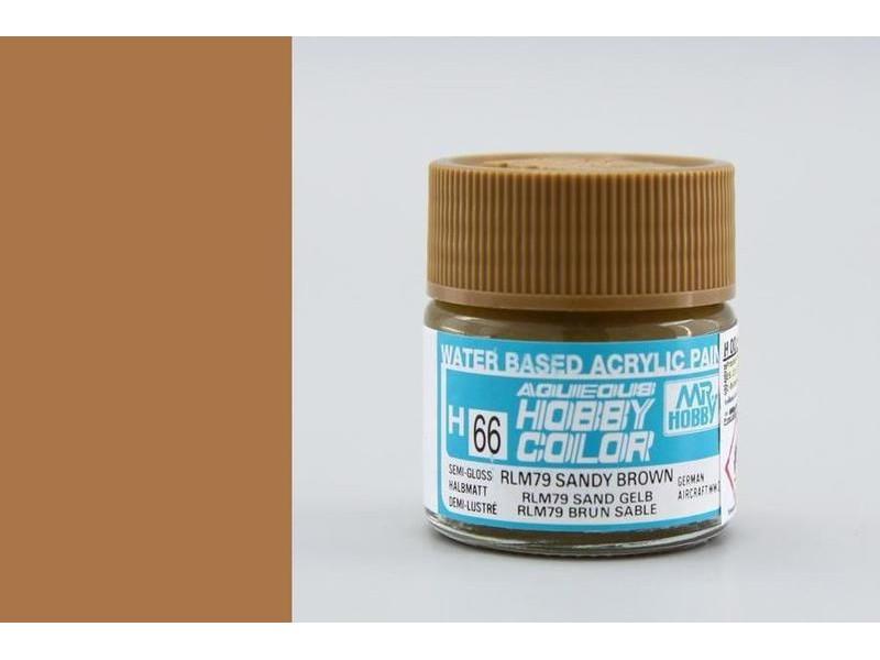 GUNZE H066 Aqueous Hobby Color - RLM 79 Sandy Brown/Sabbia RLM 79 10ml