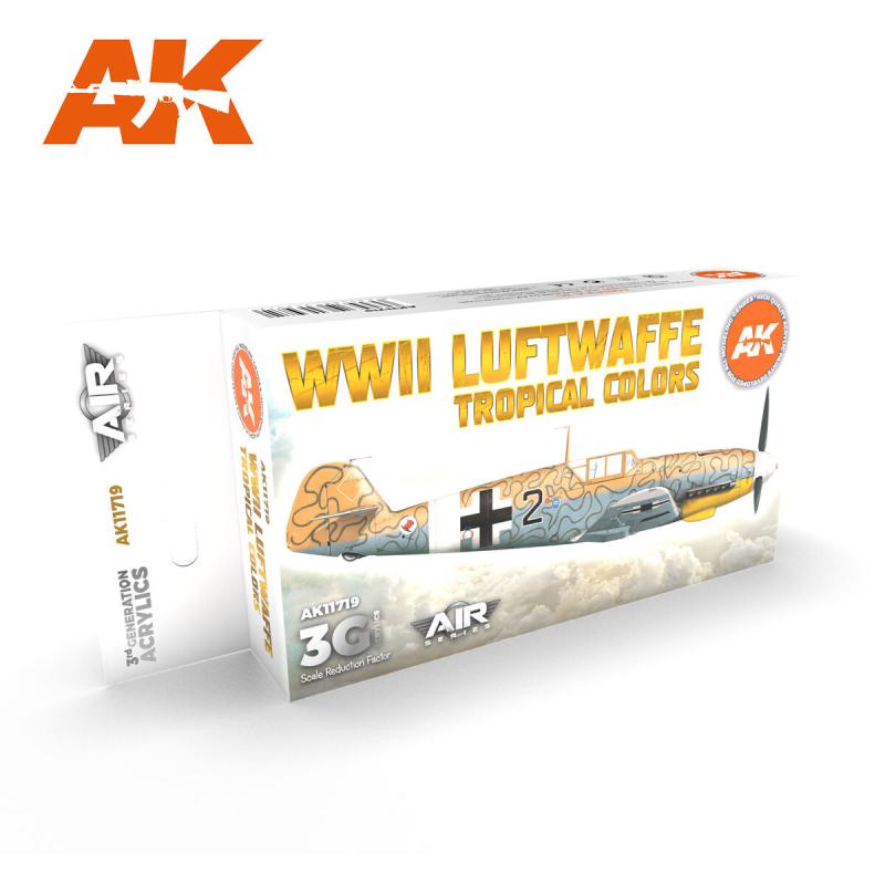 AK AIR SERIES 3G WWII LUFTWAFFE TROPICAL COLORS