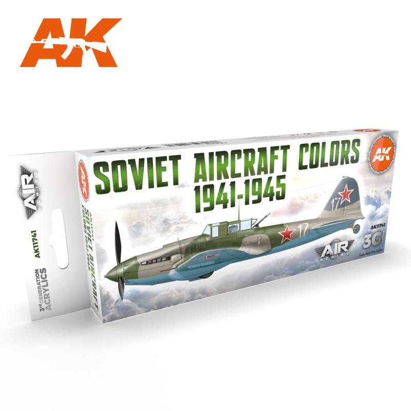 AK AIR SERIES 3G SOVIET AIRCRAFT COLORS 1941 - 1945 SET