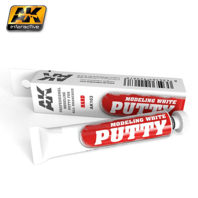 AK-Interactive 103 Modeling White Putty Hard 