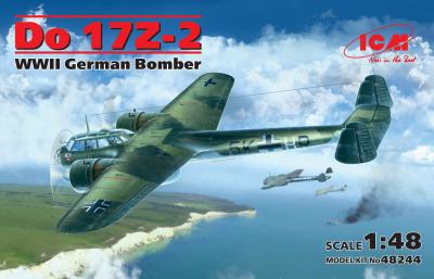 ICM Dornier Do 17Z-2 WWII German Bomber 