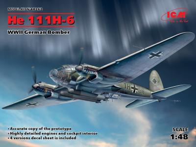 ICM Heinkel He 111H-6 WWII German Bomber